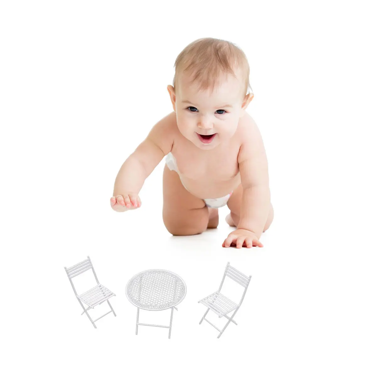 1Set Mini White Iron Table Chair Set Exquisite Garden Balcony Decor Home DIY Villa Furniture Ornament Household Ornament
1Set Mini White Iron Table Chair Set Exquisite Garden Balcony Decor Home DIY Villa Furniture Ornament Household Ornament