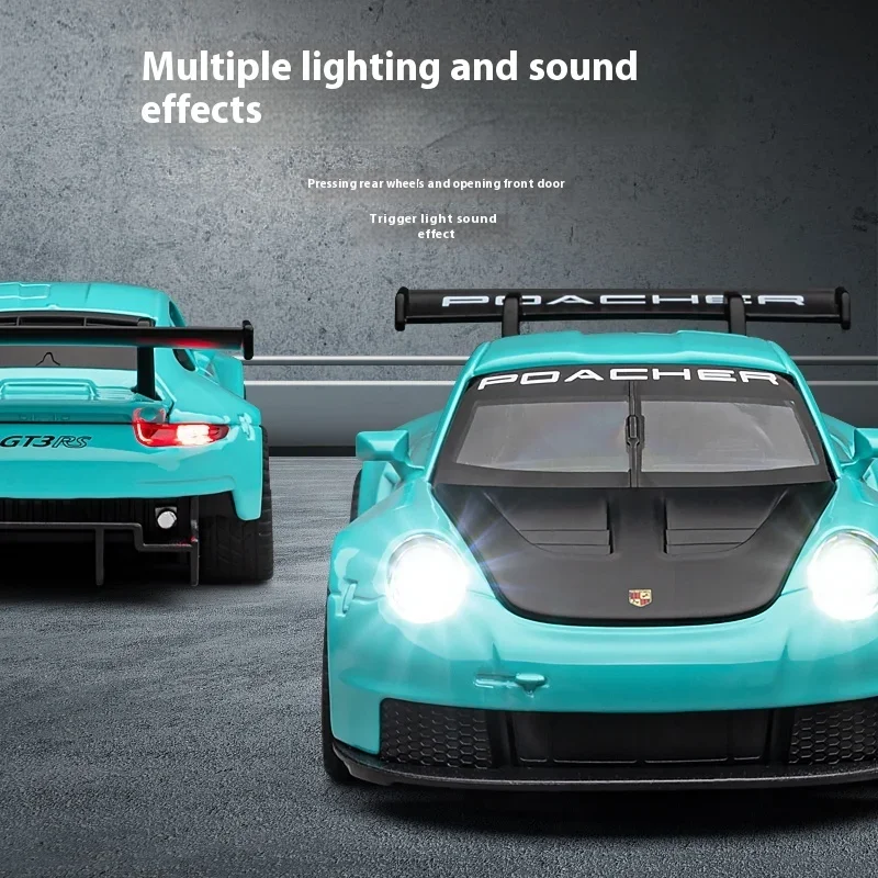 Модель в масштабе 1:32 Porsche GT3 RS Supercar, металлическая модель из сплава, со звуком и фотографией, детская игрушка на день рождения, подарок, Коллекционная модель для хобби, детская игрушка
Модель в масштабе 1:32 Porsche GT3 RS Supercar, металлическая модель из сплава, со звуком и фотографией, детская игрушка на день рождения, подарок, Коллекционная модель для хобби, детская игрушка