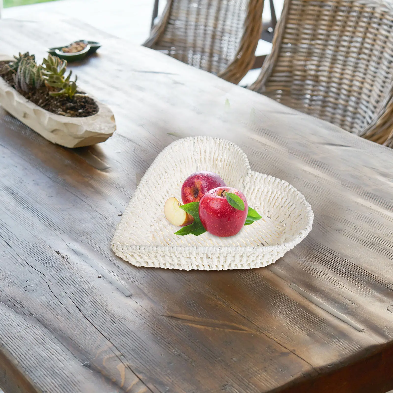 Heart Shape Fruit Tray Desktop Storage Basket for Bread Dessert Snacks Candies Fruits Sundries Kitchen Living Room Restaurant
Heart Shape Fruit Tray Desktop Storage Basket for Bread Dessert Snacks Candies Fruits Sundries Kitchen Living Room Restaurant