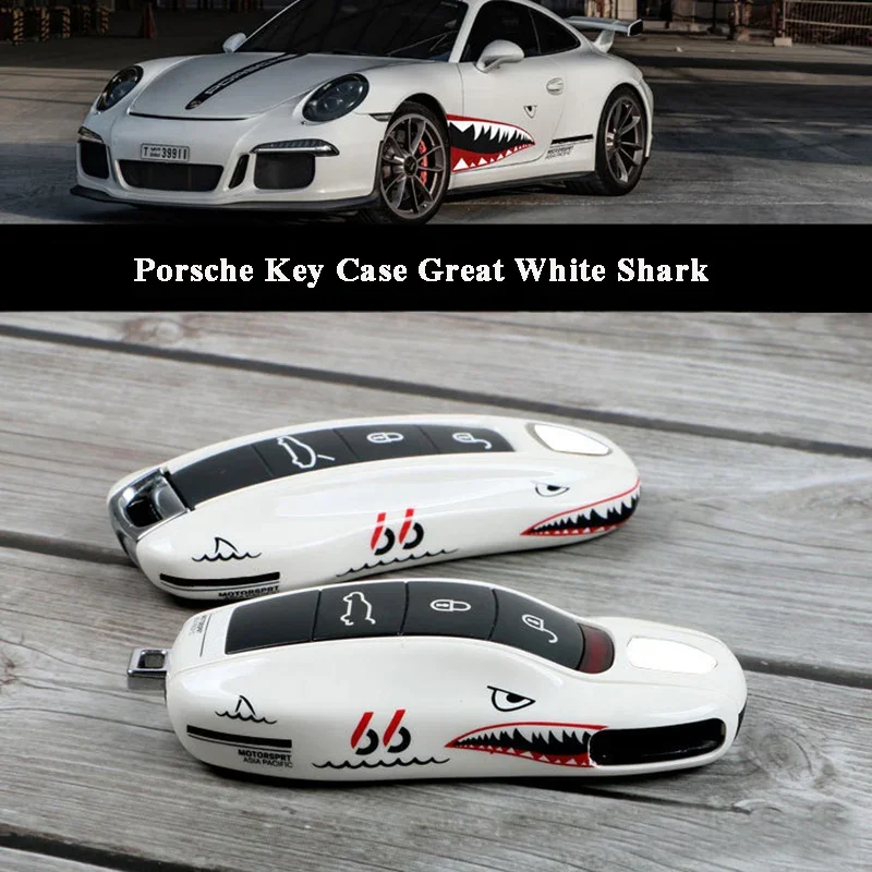 Great White Shark Car Key Case Cover Shell Suitable for Porsche Macan Panamera Cayenne718 911
Great White Shark Car Key Case Cover Shell Suitable for Porsche Macan Panamera Cayenne718 911