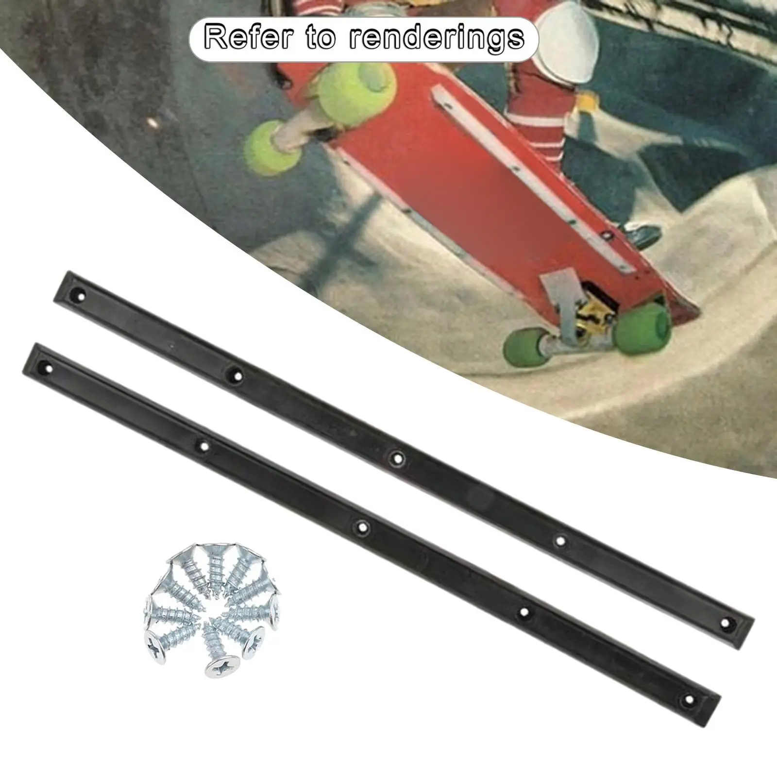 Shockproof Skateboard Rails Strips Longboard Deck Guard Parts Skateboard Protection Strip for Scooter Deck
Shockproof Skateboard Rails Strips Longboard Deck Guard Parts Skateboard Protection Strip for Scooter Deck