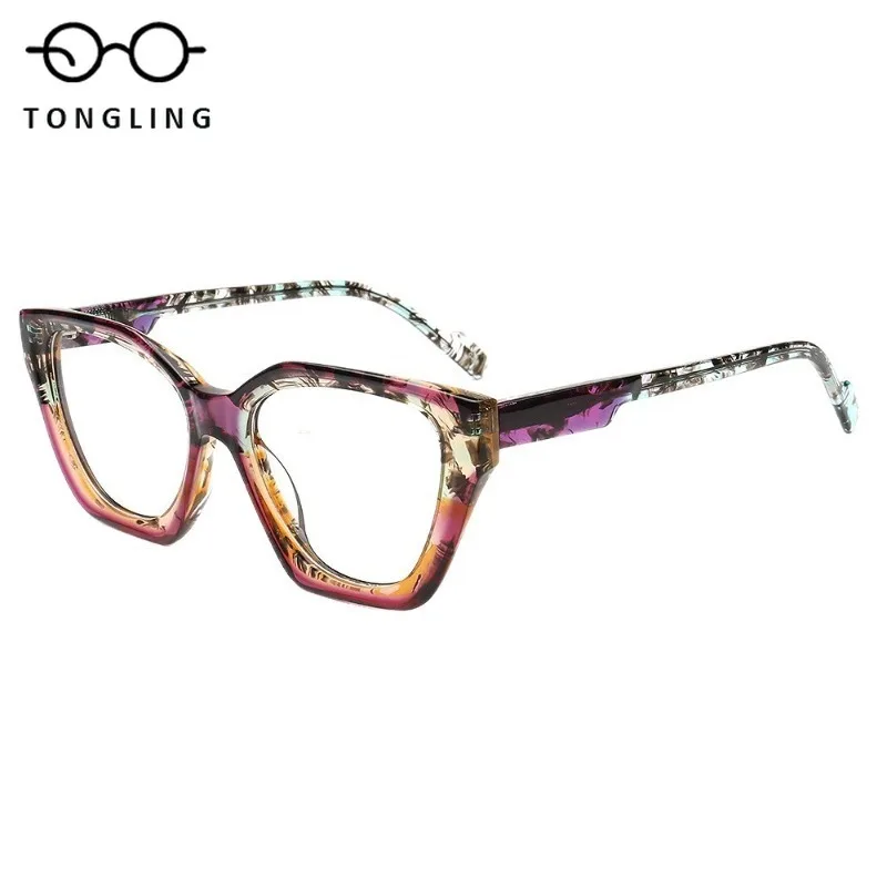 2025 Brand-New Fashionable High-End Women Large-Frame Slimming Flower Material Acetate Material Men Multi-Scenario Glasses Frame
2025 Brand-New Fashionable High-End Women Large-Frame Slimming Flower Material Acetate Material Men Multi-Scenario Glasses Frame