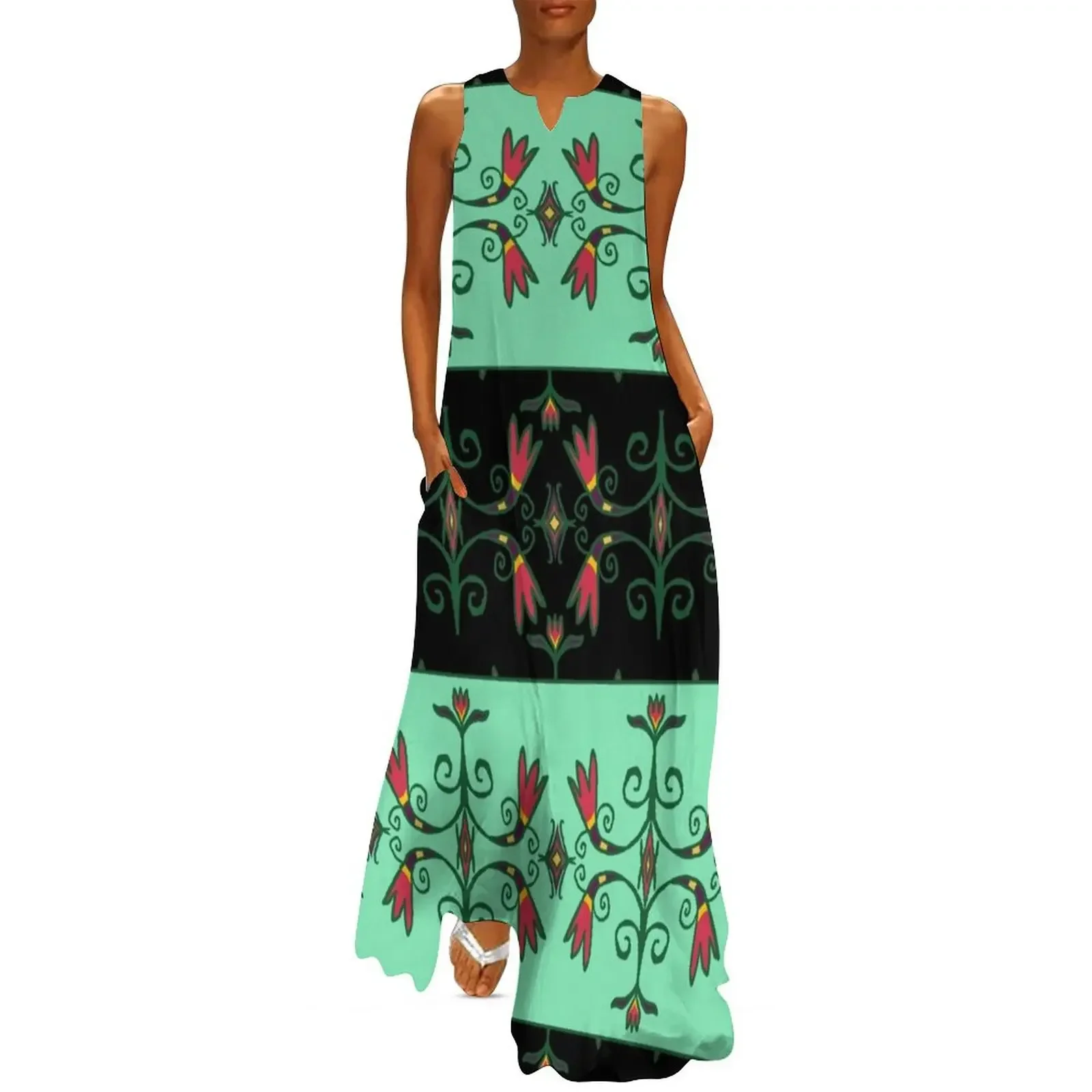 Green Anishinaabe Floral Long Dress women's summer jumpsuit women's summer clothing 2025 Female dress cute dress
Green Anishinaabe Floral Long Dress women's summer jumpsuit women's summer clothing 2025 Female dress cute dress