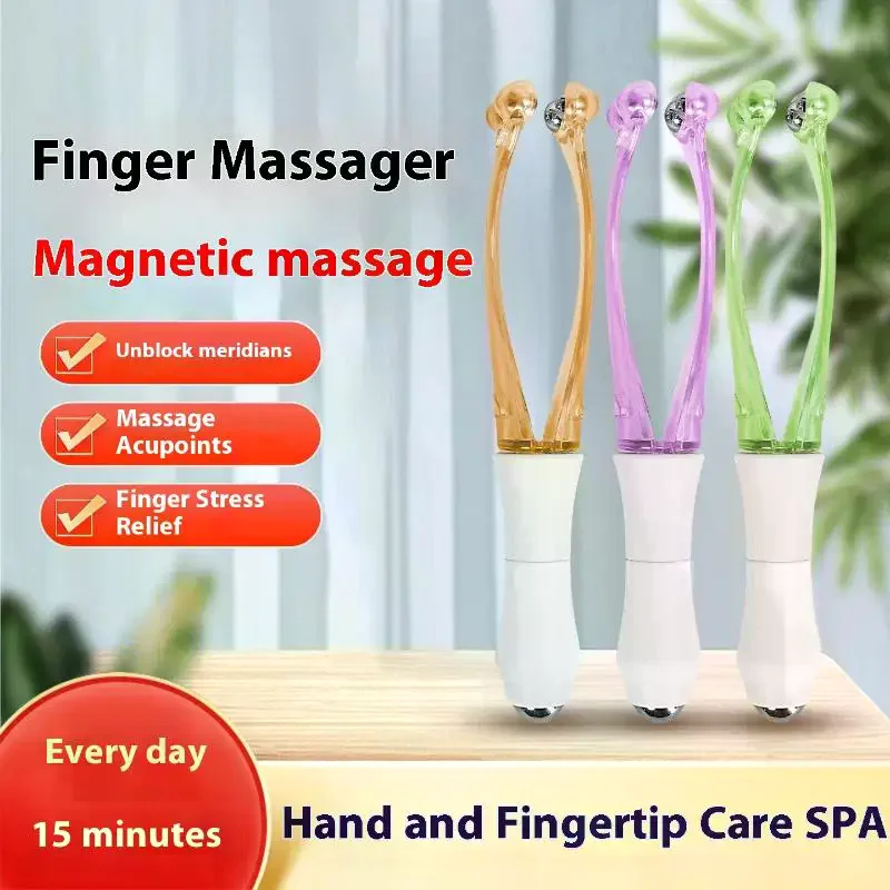 Роликовый массажер для пальцев, магнитный шарик, массажер с двойной головкой для ручного сустава, тигровый рот, акупунктурная точка, усталость, воспаление, меридиан, зажим
Роликовый массажер для пальцев, магнитный шарик, массажер с двойной головкой для ручного сустава, тигровый рот, акупунктурная точка, усталость, воспаление, меридиан, зажим