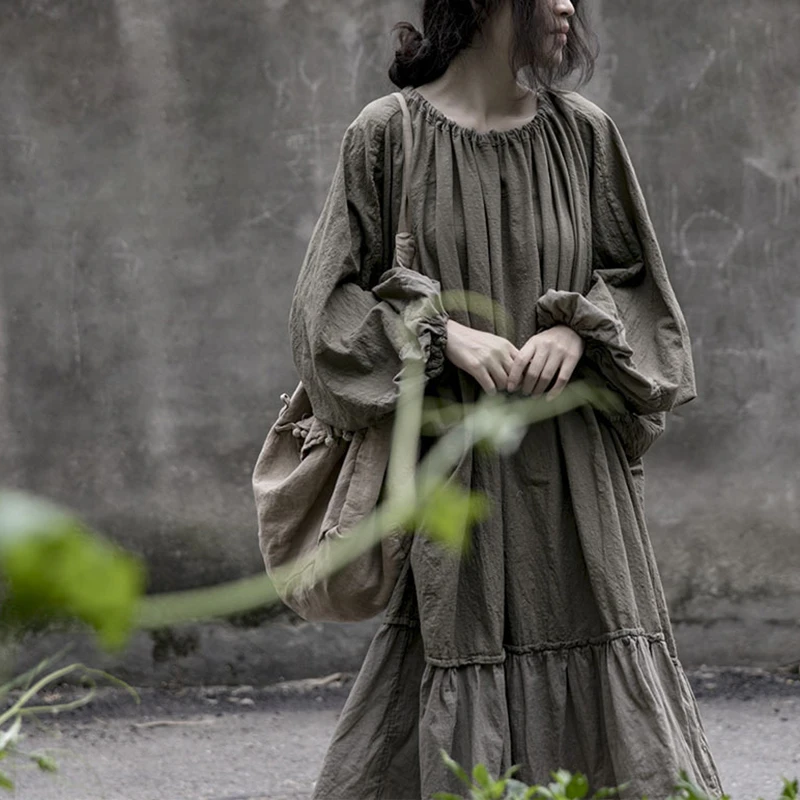 Oversized Women Cotton Linen Casual Dress New Arrival 2025 Spring Vintage Style Patchwork Color Loose Female Long Dresses M1557
Oversized Women Cotton Linen Casual Dress New Arrival 2025 Spring Vintage Style Patchwork Color Loose Female Long Dresses M1557
