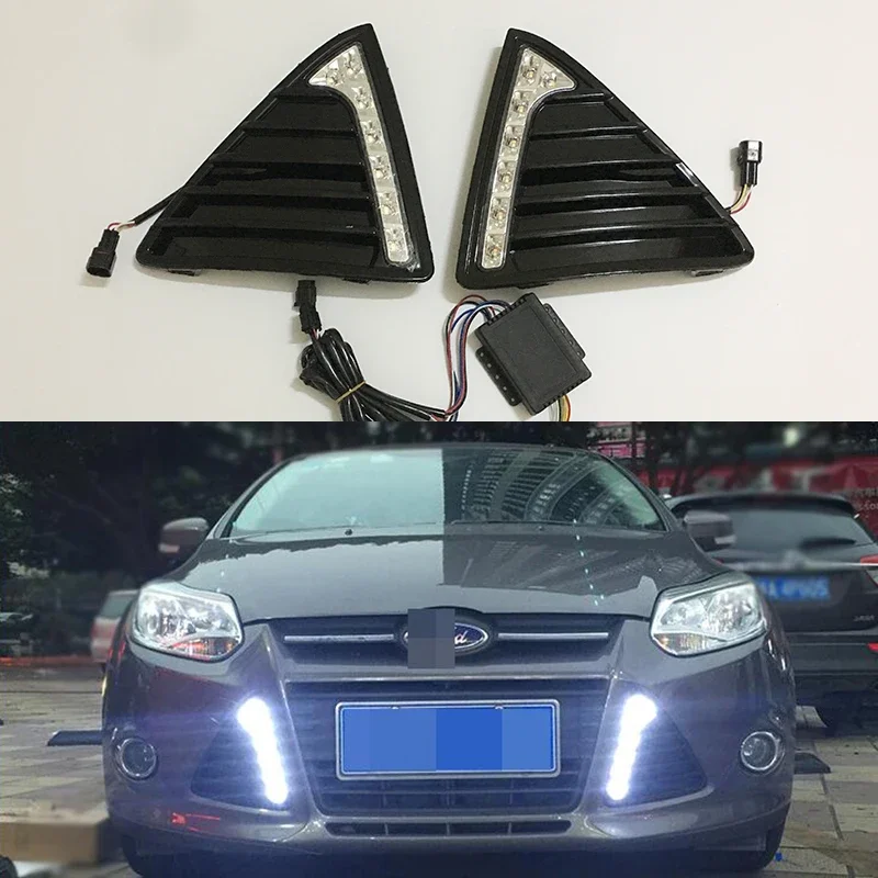 Дневные ходовые огни для Ford Focus 3 MK3 2012 2013 светодиодный ные автомобильные DRL бампер передние противотуманные фары с затемнением стиль реле
Дневные ходовые огни для Ford Focus 3 MK3 2012 2013 светодиодный ные автомобильные DRL бампер передние противотуманные фары с затемнением стиль реле