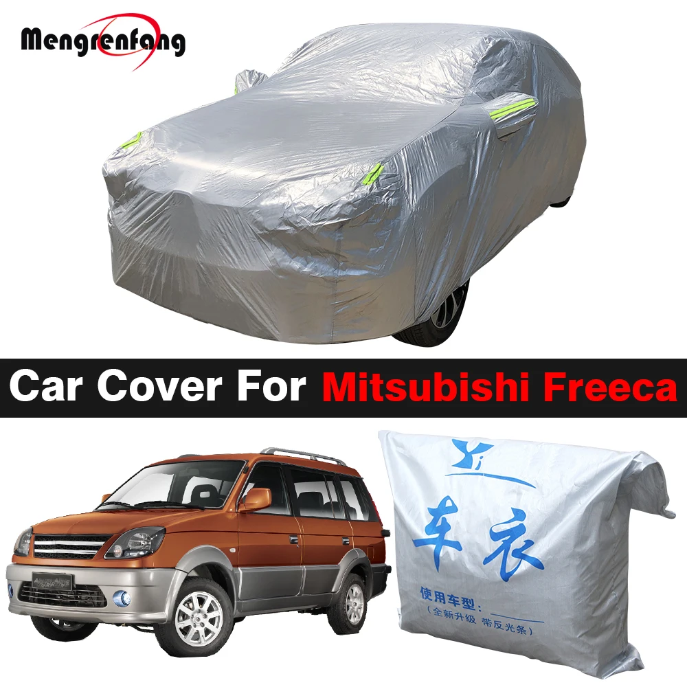 Открытый автомобильный чехол для Mitsubishi Freeca SUV, защита от УФ-лучей, дождя, снега, пыли, ветрозащитный, всесезонный, подходит
Открытый автомобильный чехол для Mitsubishi Freeca SUV, защита от УФ-лучей, дождя, снега, пыли, ветрозащитный, всесезонный, подходит