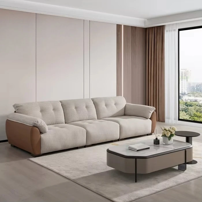 Nordic Style Minimalist Modular Tufted Fabric Sofa Lounge Chair Set Soft Cloud Sponge Customizable Size Living Room Bedroom
Nordic Style Minimalist Modular Tufted Fabric Sofa Lounge Chair Set Soft Cloud Sponge Customizable Size Living Room Bedroom