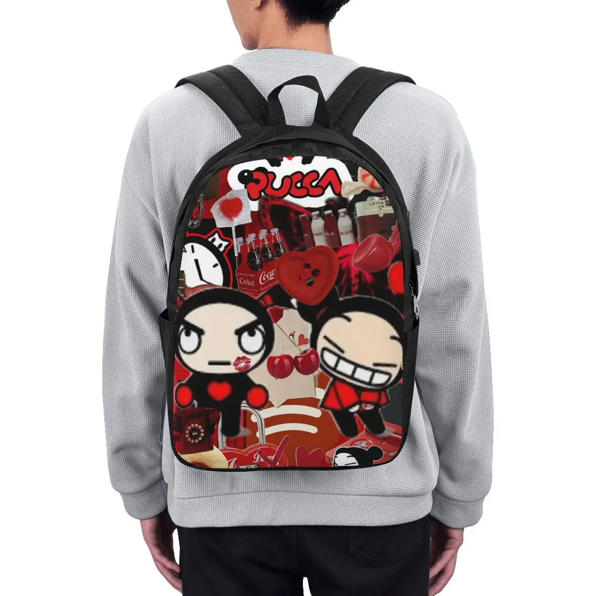 Pucca Love For You Red Backpack Travel Notebook Bag Computer College Student School Bag Laptop Shoulder Bags for Men Women
Pucca Love For You Red Backpack Travel Notebook Bag Computer College Student School Bag Laptop Shoulder Bags for Men Women