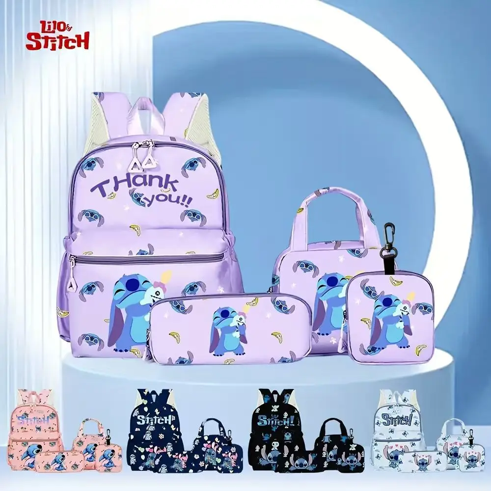 Stitch Series Cartoon Three Piece Backpack, Waterproof and Dirt Resistant, Cute and Casual. Outdoor Travel Backpack
Stitch Series Cartoon Three Piece Backpack, Waterproof and Dirt Resistant, Cute and Casual. Outdoor Travel Backpack