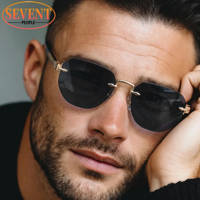 Steampunk Rimless Square Sunglasses Men 2026 Luxury Designer Vintage Frameless Oval Outdoor Sun Glasses Trendy Driving Shades
Steampunk Rimless Square Sunglasses Men 2026 Luxury Designer Vintage Frameless Oval Outdoor Sun Glasses Trendy Driving Shades