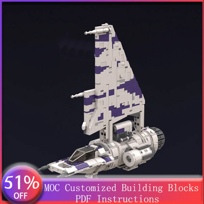 Конструктор «Космическая война» R93 Refractor MOC, 1403 детали, модульная сборка, простой развивающий креативный набор для самостоятельной сборки, праздничный подарок
Конструктор «Космическая война» R93 Refractor MOC, 1403 детали, модульная сборка, простой развивающий креативный набор для самостоятельной сборки, праздничный подарок