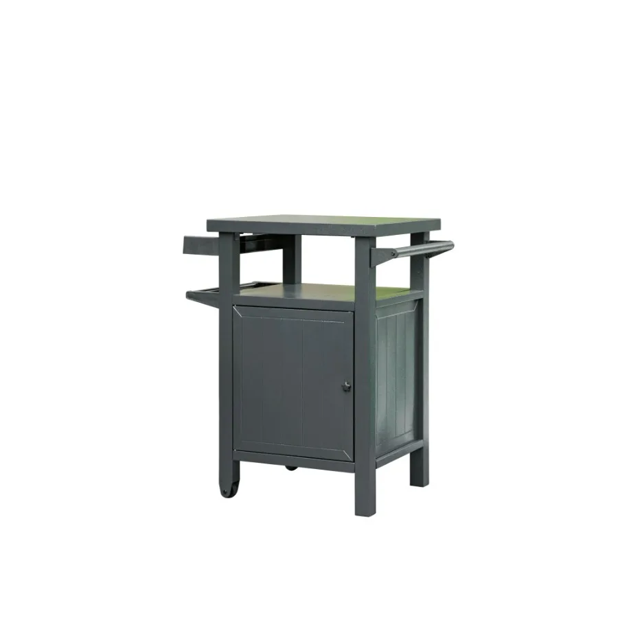 Grill Carts Outdoor with Storage and Wheels Whole Metal Portable Table and Storage Cabinet for BBQ Deck Patio Backyard Dark Gre
Grill Carts Outdoor with Storage and Wheels Whole Metal Portable Table and Storage Cabinet for BBQ Deck Patio Backyard Dark Gre