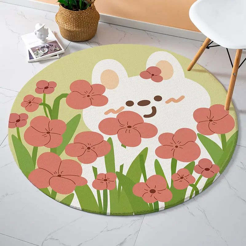 Round Carpet Bedroom Disposable Living Room Blanket Computer Chair Rocking Chair Floor Mat Simple Carpet Round Bedside Blanket
Round Carpet Bedroom Disposable Living Room Blanket Computer Chair Rocking Chair Floor Mat Simple Carpet Round Bedside Blanket