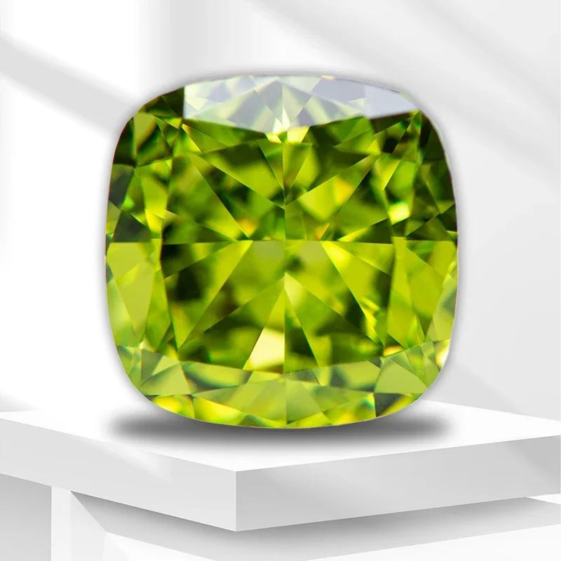 Wholesale 4k Crushed Ice Cut Cubic Zirconia Stone Apple Green Color Cushion Shape Synthetic Gemstone 5A Lab CZ Gemstone Shiny Q
Wholesale 4k Crushed Ice Cut Cubic Zirconia Stone Apple Green Color Cushion Shape Synthetic Gemstone 5A Lab CZ Gemstone Shiny Q