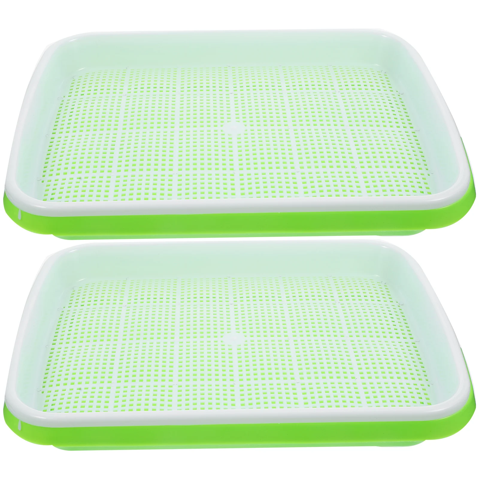 Plastic Seedling Tray Double Layer Starter Sprouter Multi function Plants Nursery Waterproof Easy Clean Durable
Plastic Seedling Tray Double Layer Starter Sprouter Multi function Plants Nursery Waterproof Easy Clean Durable