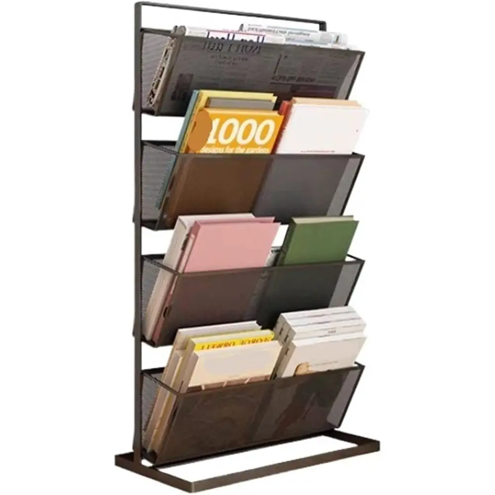 4-Tier Mesh Magazine Stand for Desktop, Ideal for Brochures and Office Supplies
4-Tier Mesh Magazine Stand for Desktop, Ideal for Brochures and Office Supplies