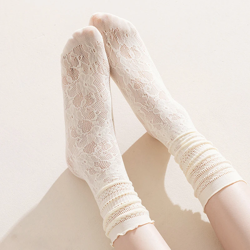 3 pair Summer Lace Bow Mesh Thin Low Tube Socks Lolita Solid Color Mid-calf Lace Casual Socks JK Short Stockings Fashion Socks
3 pair Summer Lace Bow Mesh Thin Low Tube Socks Lolita Solid Color Mid-calf Lace Casual Socks JK Short Stockings Fashion Socks