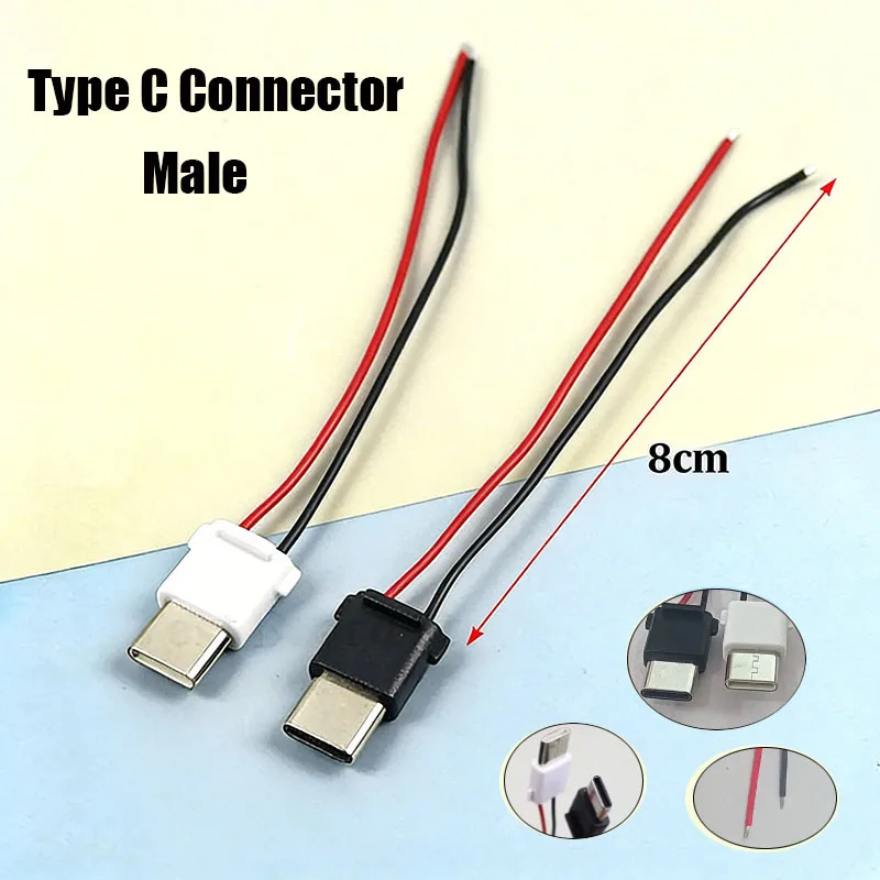 1-10PCS Type C Male Head With Resistor Capacitor Type C Modified Plug For Mobile Phone Power Bank Special Connector C Port
1-10PCS Type C Male Head With Resistor Capacitor Type C Modified Plug For Mobile Phone Power Bank Special Connector C Port