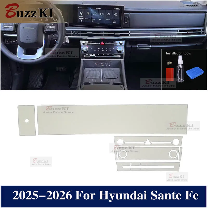 2025-2026 For Hyundai Sante Fe Gaso XRT TPU Pre Cut Navigation Gear Console Car Interior Repair Protect Car Film Sticker
2025-2026 For Hyundai Sante Fe Gaso XRT TPU Pre Cut Navigation Gear Console Car Interior Repair Protect Car Film Sticker