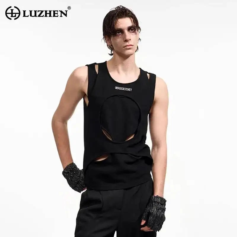 LUZHEN Street 2025 Summer Solid Color Men's Tank Tops Handsome Fake Two Piece Design Original Sleeveless T-shirts Clothes JY7121
LUZHEN Street 2025 Summer Solid Color Men's Tank Tops Handsome Fake Two Piece Design Original Sleeveless T-shirts Clothes JY7121