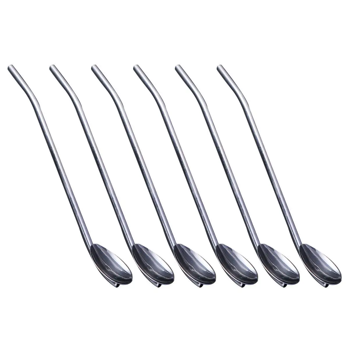 6Pcs StainlessSteelStrawSpoon ReusableDrinkingMixingSpoonsforCoffeemilkshakes DurableMetal PartyDessertSpoon StrawSpoon
6Pcs StainlessSteelStrawSpoon ReusableDrinkingMixingSpoonsforCoffeemilkshakes DurableMetal PartyDessertSpoon StrawSpoon
