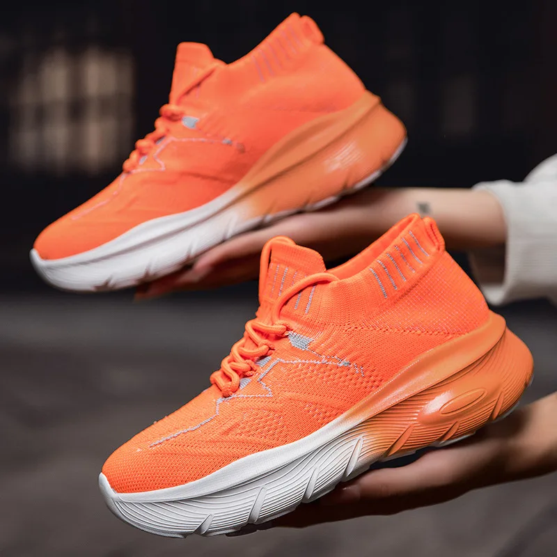 Fashion Orange Running Shoes Women Trend Casual Knit Platform Sneakers Woman Lightweight Breathable Lace-up Women's Sports Shoes
Fashion Orange Running Shoes Women Trend Casual Knit Platform Sneakers Woman Lightweight Breathable Lace-up Women's Sports Shoes