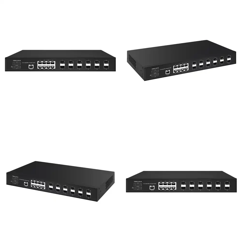 L3 Manageable 8-Port Gigabit and 12-Port 10-Gigabit Optical Convergence Switch with SNMP and QoS Function Factory Outlet"
L3 Manageable 8-Port Gigabit and 12-Port 10-Gigabit Optical Convergence Switch with SNMP and QoS Function Factory Outlet"