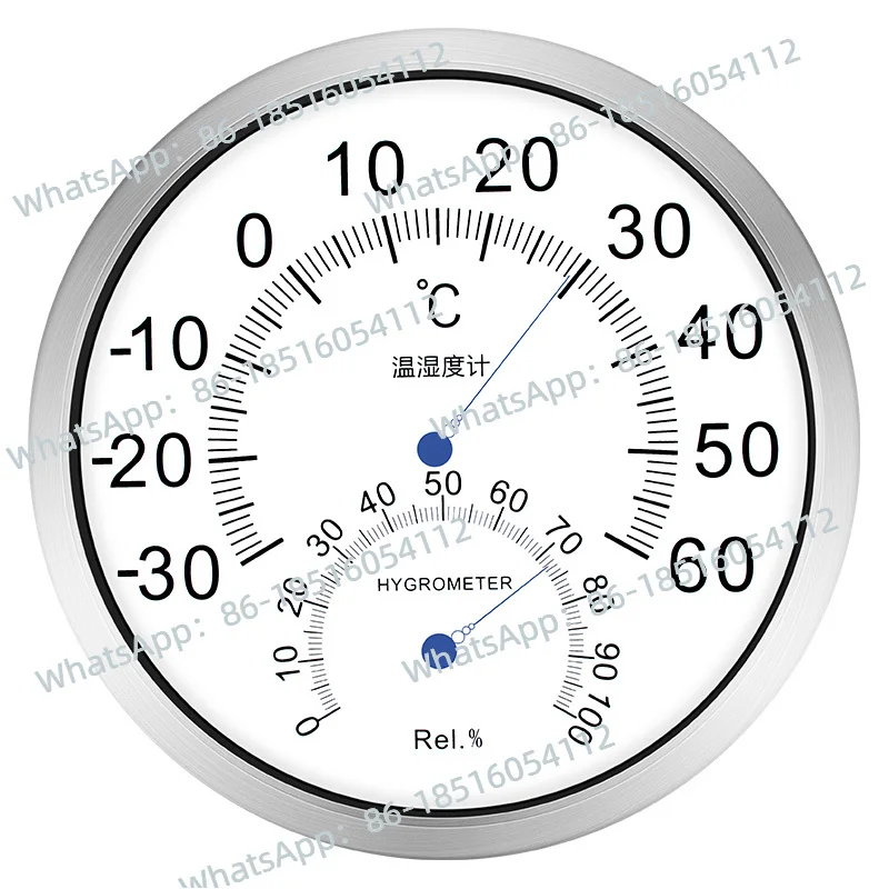 Three-print oversized 30CM t household wall-mounted mechanical watch temperature and humidity meter
Three-print oversized 30CM t household wall-mounted mechanical watch temperature and humidity meter