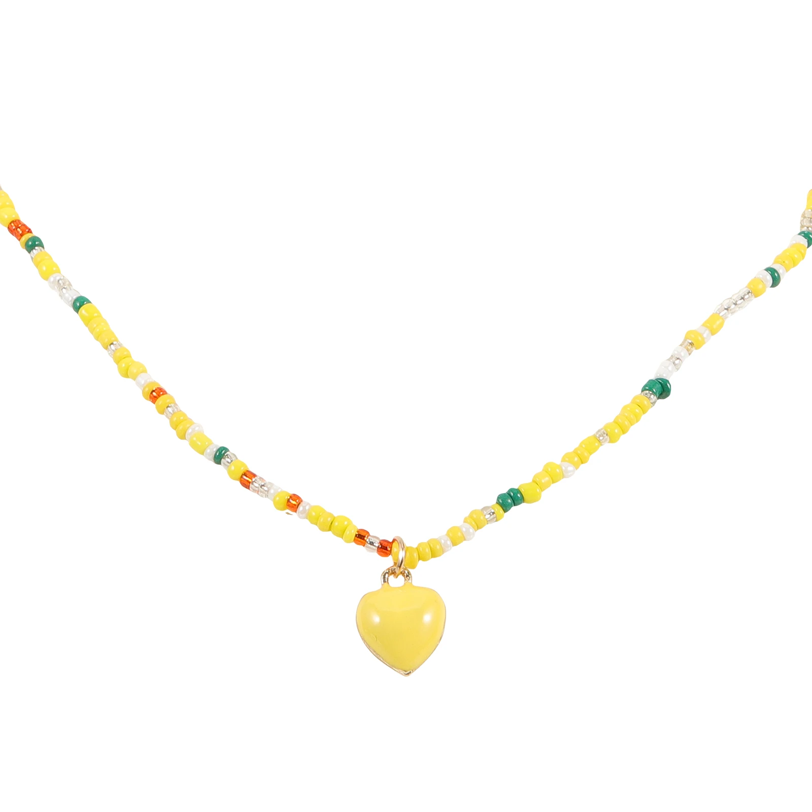 Heart Pendant Necklace Beaded Women Drop of Oil Charm Heart Shaped Copper Necklace for Girls Summer Jewelry
Heart Pendant Necklace Beaded Women Drop of Oil Charm Heart Shaped Copper Necklace for Girls Summer Jewelry