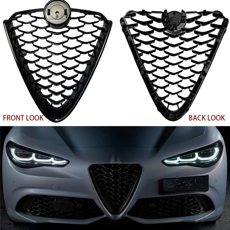 For Alfa Romeo 2024 New Juliette Grille Assembly, Featuring A Bright Black Carbon Pattern Giulia carbon grain
For Alfa Romeo 2024 New Juliette Grille Assembly, Featuring A Bright Black Carbon Pattern Giulia carbon grain