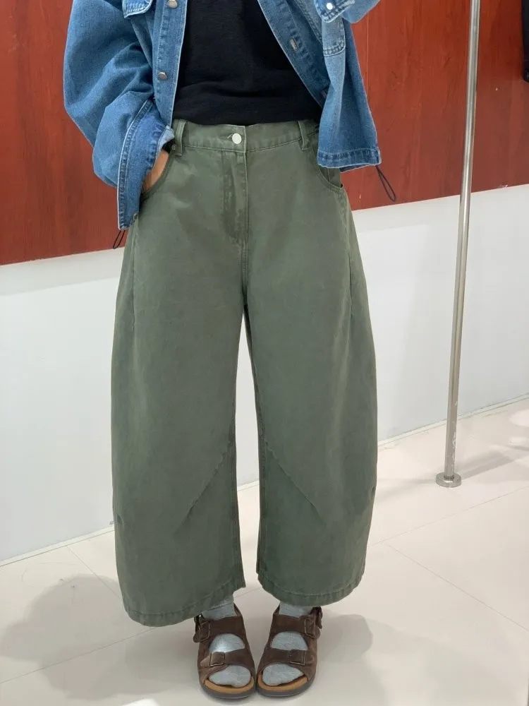 Feita Fashion Military Green Workwear Style Loose Lantern Casual Pants Three Dimensional Silhouette Knife Pants High Waist Co...
Feita Fashion Military Green Workwear Style Loose Lantern Casual Pants Three Dimensional Silhouette Knife Pants High Waist Co...