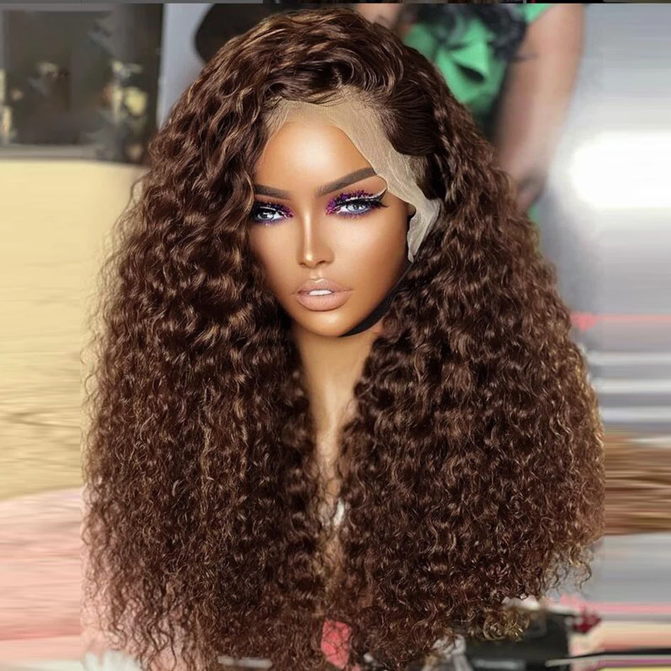 Soft 26Inch Long 180 Density Natural Hairline Brown Kinky Curly Deep Lace Front Wig For Black Women With Baby Hair Preplucked
Soft 26Inch Long 180 Density Natural Hairline Brown Kinky Curly Deep Lace Front Wig For Black Women With Baby Hair Preplucked