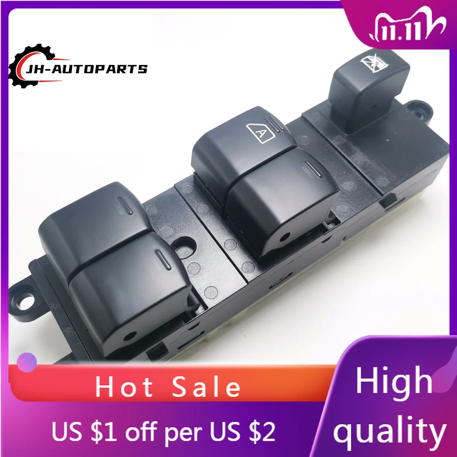 Power Electric Window Switch For Nissan Pathfinder R51 Navara D40 Qashqai J10, JJ10 2007-2016 25401-5X010 25401-EB30B
Power Electric Window Switch For Nissan Pathfinder R51 Navara D40 Qashqai J10, JJ10 2007-2016 25401-5X010 25401-EB30B