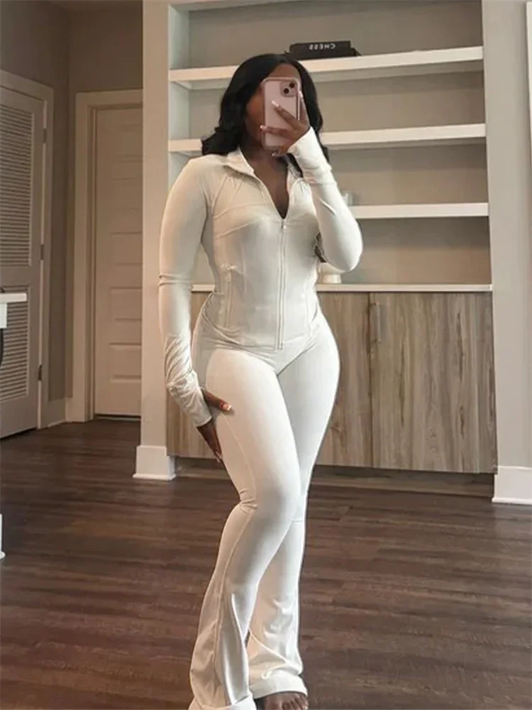 Elegant Sports Women Clothing Sales Long Sleeve Tops Flare Pants 2 Two Pieces Sets Tracksuit Streetwear Jogging Leggings Outfits
Elegant Sports Women Clothing Sales Long Sleeve Tops Flare Pants 2 Two Pieces Sets Tracksuit Streetwear Jogging Leggings Outfits