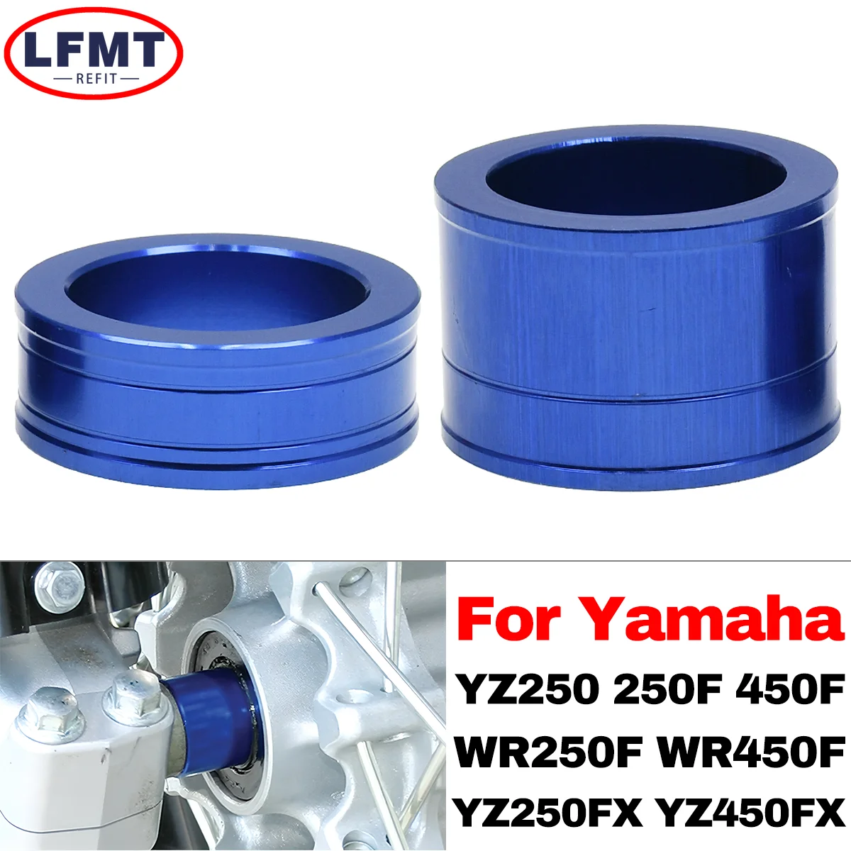 For Yamaha YZ WR 250F 450F YZ250F YZ450F WR250F YZ450F YZ250FX YZ450FX Motorcycle CNC Front Wheel Hub Spacer Fork Bushing
For Yamaha YZ WR 250F 450F YZ250F YZ450F WR250F YZ450F YZ250FX YZ450FX Motorcycle CNC Front Wheel Hub Spacer Fork Bushing