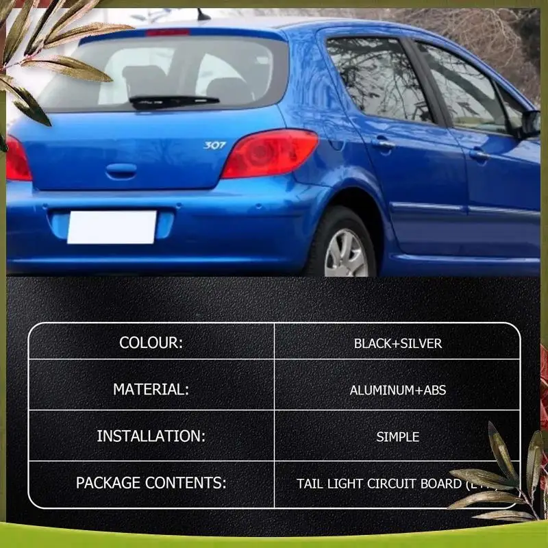 Portable For 307 Sedan 2008-2013 Car Brake Light Tail Light Circuit Board Wiring Board Lamp
Portable For 307 Sedan 2008-2013 Car Brake Light Tail Light Circuit Board Wiring Board Lamp