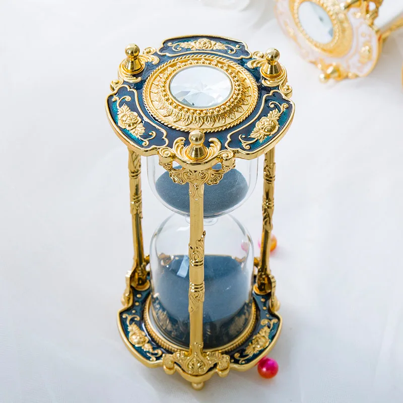 Metal hourglass timer home decoration living room ornaments birthday wedding gift
Metal hourglass timer home decoration living room ornaments birthday wedding gift