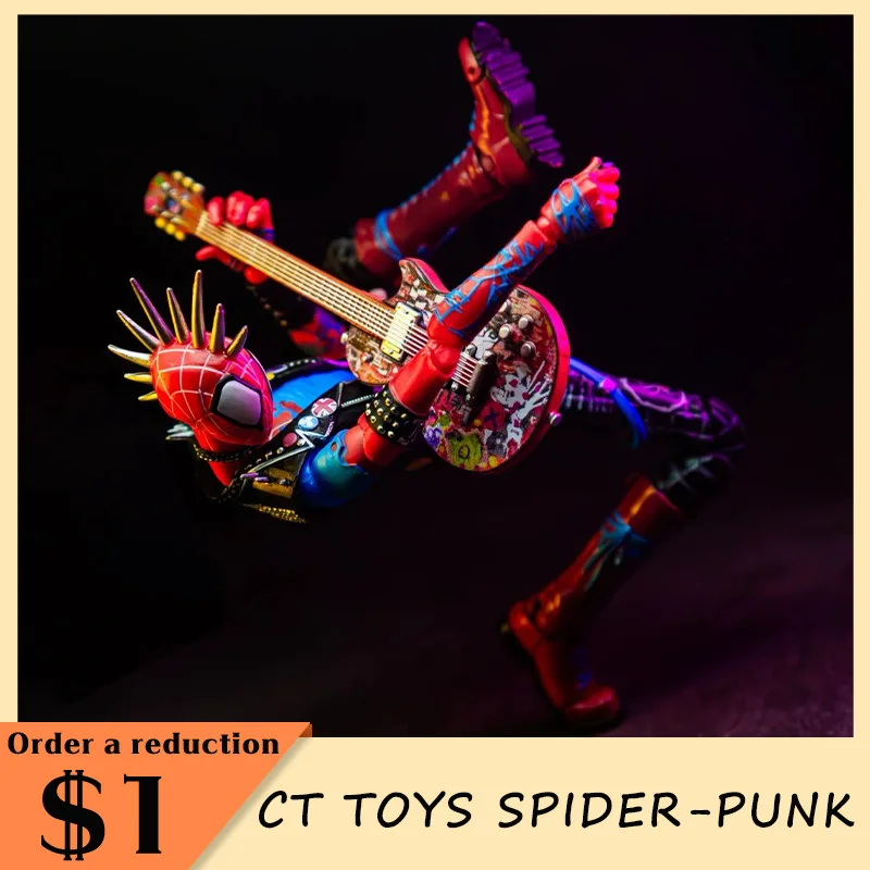 Ct Toys Spiderman Spider-Punk Action Figure Spider-Man Across The Spider-Verse Shf Anime Comic Figurine Collect Doll Gift Toys
Ct Toys Spiderman Spider-Punk Action Figure Spider-Man Across The Spider-Verse Shf Anime Comic Figurine Collect Doll Gift Toys