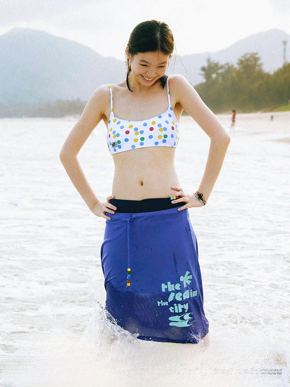 Beachy Tassel Trim Mesh Half Skirt Polyester Fiber Printed H-Line Loose Fit mid Waist Design CryingCenter X Hidive
Beachy Tassel Trim Mesh Half Skirt Polyester Fiber Printed H-Line Loose Fit mid Waist Design CryingCenter X Hidive