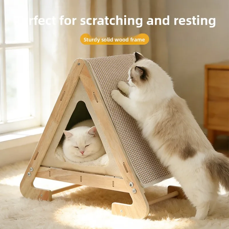 Multi-Functional A-Frame Vertical Scratching Board Integrated Tent Bed All-Season Universal Wear-Resistant N...
Multi-Functional A-Frame Vertical Scratching Board Integrated Tent Bed All-Season Universal Wear-Resistant N...