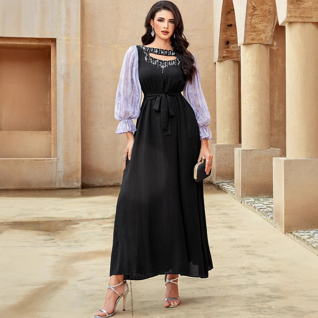 Модное женское платье макси с принтом бриллиантов Абая Дубай Кафтан Femme Musulmane Vestidos Исламская одежда Турция Кафтан Халат Vestidos
Модное женское платье макси с принтом бриллиантов Абая Дубай Кафтан Femme Musulmane Vestidos Исламская одежда Турция Кафтан Халат Vestidos