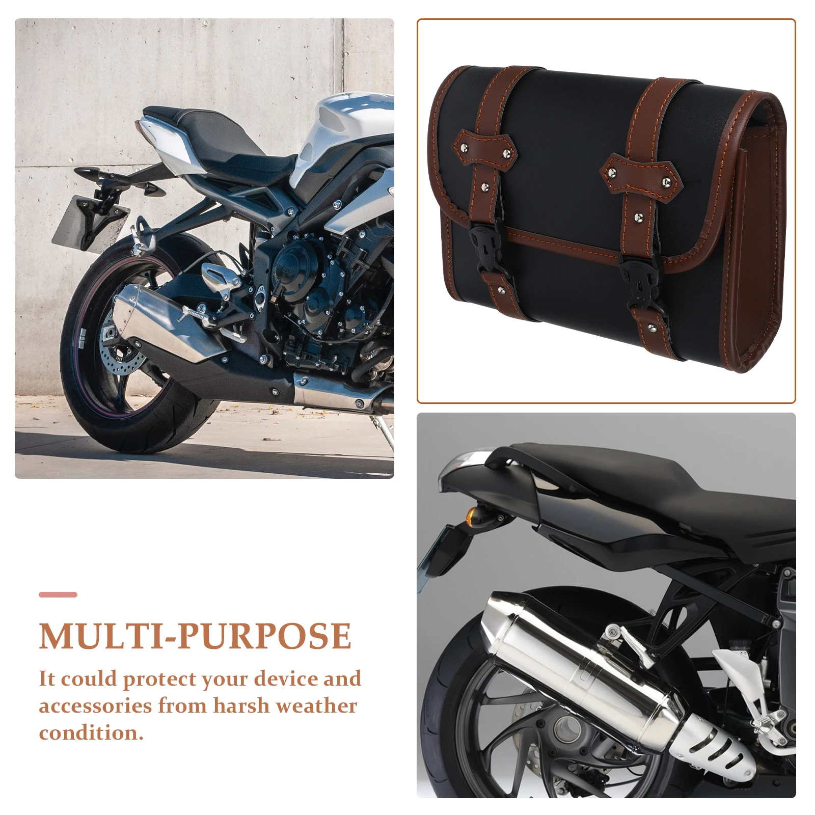 Dual Pu Motorcycle Storage Side Front Rear Saddlebag Organizer Fork Pouch Durable Weatherproof Bike Accessories For Men
Dual Pu Motorcycle Storage Side Front Rear Saddlebag Organizer Fork Pouch Durable Weatherproof Bike Accessories For Men