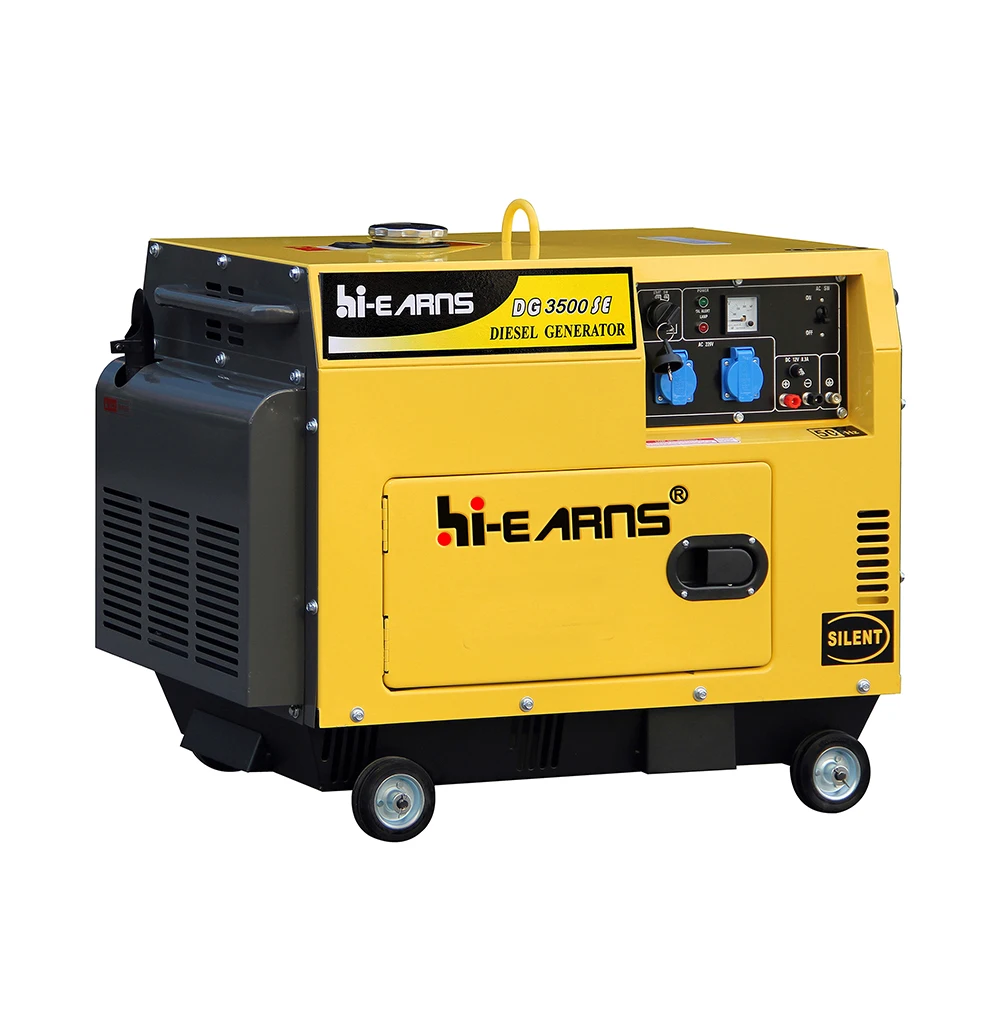 Air-cooled Single Cylinder Silent Type 3kw Diesel Generator
Air-cooled Single Cylinder Silent Type 3kw Diesel Generator