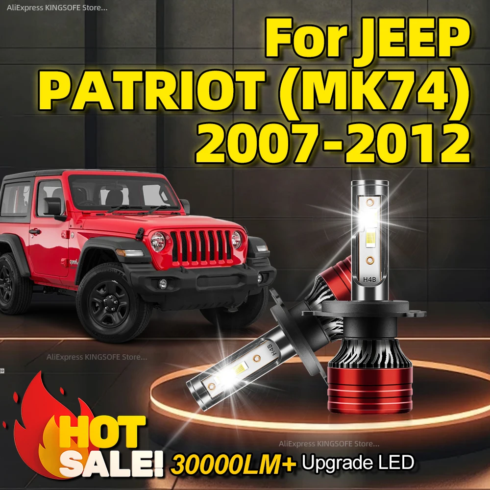LED Headlight High Power 200W Turbo Lamp H4 6000K Car Light For JEEP PATRIOT (MK74) 2007 2008 2009 2010 2011 2012 2013 2012
LED Headlight High Power 200W Turbo Lamp H4 6000K Car Light For JEEP PATRIOT (MK74) 2007 2008 2009 2010 2011 2012 2013 2012