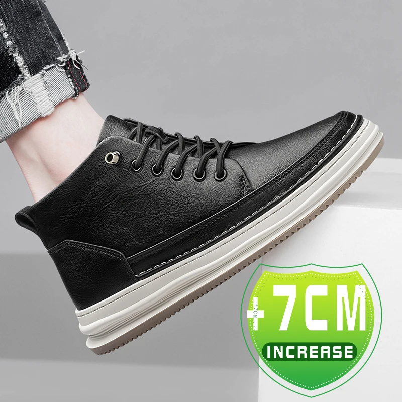 Mens Elevator Shoes Height Increase Invisible 7cm Heighten Increasing Sports Sneakers Elevate Taller Genuine Leather Shoes
Mens Elevator Shoes Height Increase Invisible 7cm Heighten Increasing Sports Sneakers Elevate Taller Genuine Leather Shoes