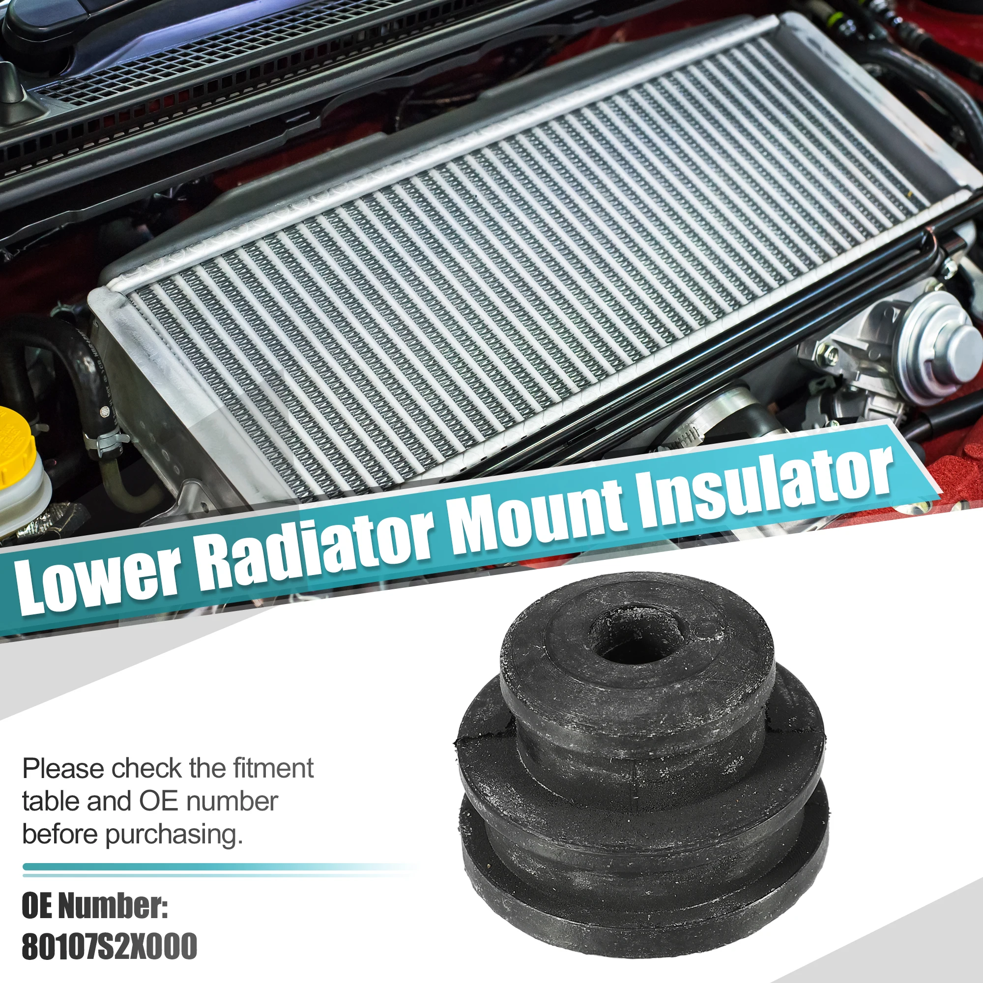 UXCELL 2 Pcs Condenser Cushion Rubber Pad Condenser Upper Bushing for Honda Accord
UXCELL 2 Pcs Condenser Cushion Rubber Pad Condenser Upper Bushing for Honda Accord