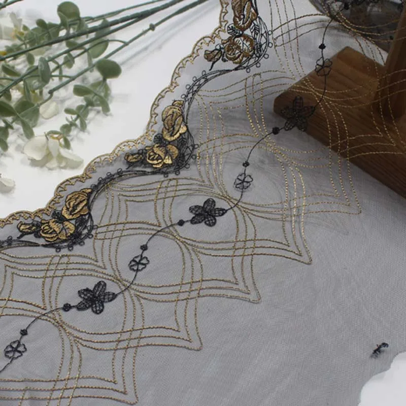 42Yards Flowers Embroidery Embroidered Lace Trim Fabric for Bra Women Lingerie High Quality
42Yards Flowers Embroidery Embroidered Lace Trim Fabric for Bra Women Lingerie High Quality