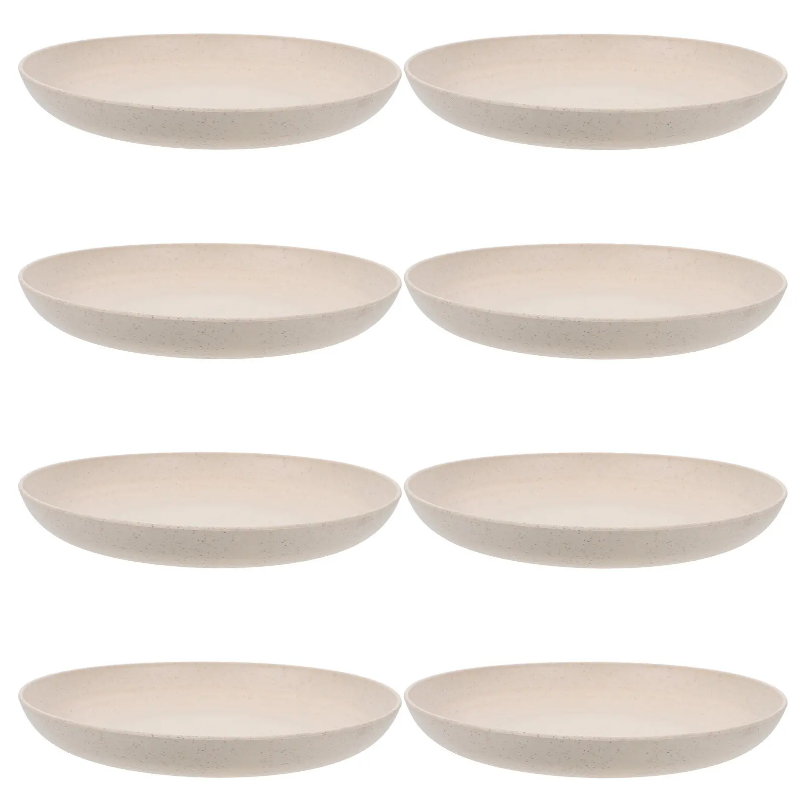 8Pcs Wheat Straw Dinner Plates Unbreakable Round Serving Platters Multipurpose Deep Food Trays for Picnic Party Family
8Pcs Wheat Straw Dinner Plates Unbreakable Round Serving Platters Multipurpose Deep Food Trays for Picnic Party Family