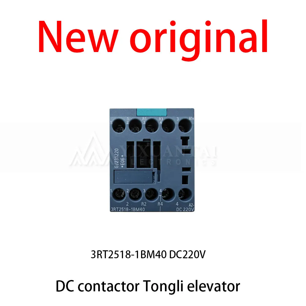1Pcs/Lot New original 3RT2518-1BM40 DC220V DC contactor Tongli elevator
1Pcs/Lot New original 3RT2518-1BM40 DC220V DC contactor Tongli elevator
